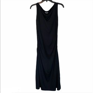 Vintage BCBG Paris Black Midi Dress